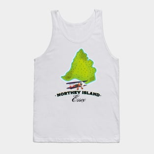 Northey Island Essex Map Tank Top